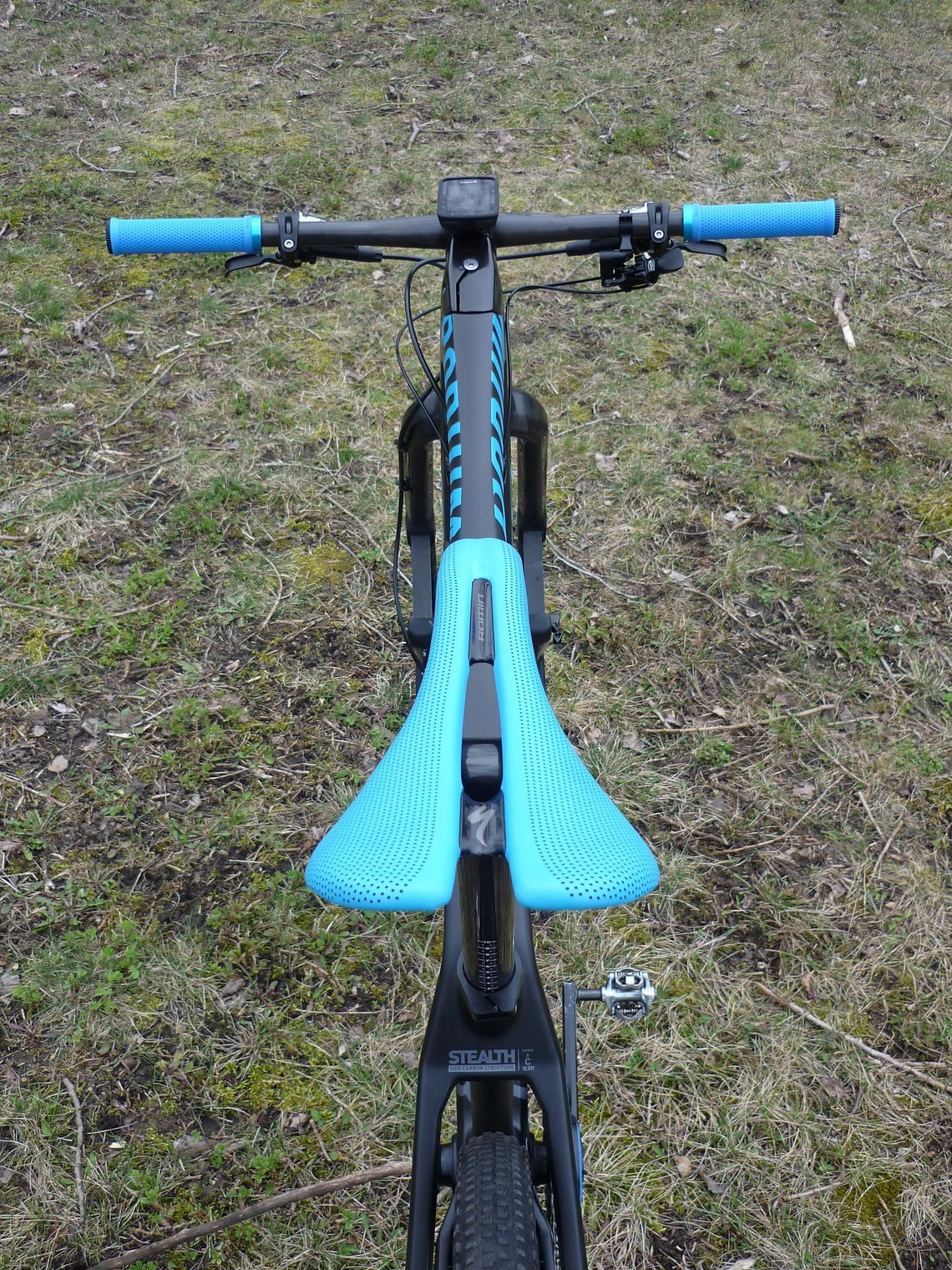 Auch farblich ist das Bike ...