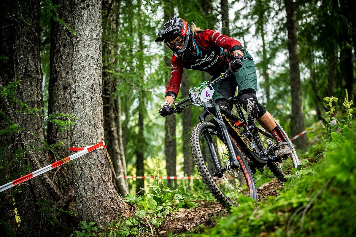 "Freshcut Singletrail" das war das Motto in Petzen. Die freigelegten Wurzeln waren entsprechend rutschig! "Freshcut Singletrail" das war das Motto in Petzen. Die freigelegten Wurzeln waren entsprechend rutschig!