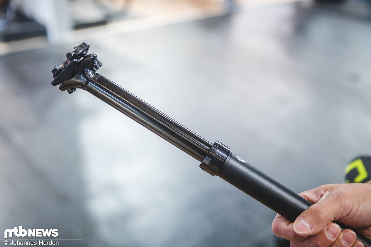 Die Contec Drop-A-Gogo kommt mit 100, 125 oder 150 mm Verstellweg Die Contec Drop-A-Gogo kommt mit 100, 125 oder 150 mm Verstellweg