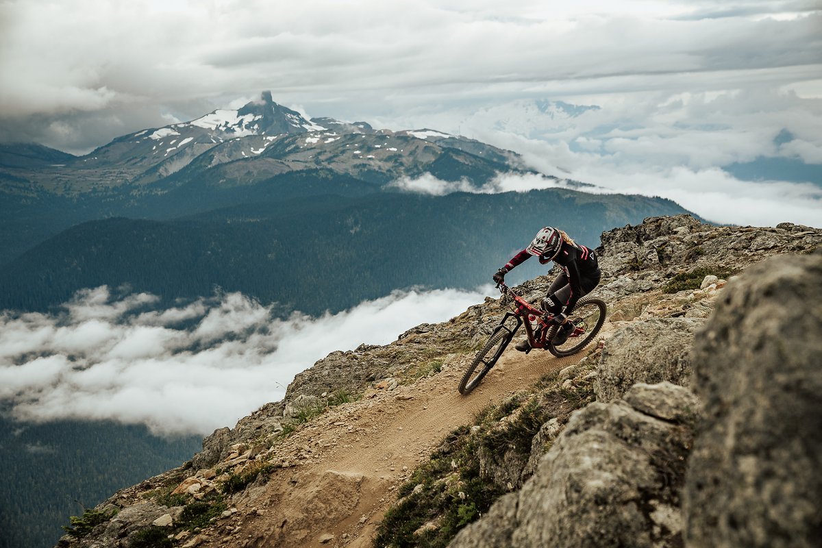 Hat in keinem Whistler-Rennen bisher gefehlt – der ikonische Top of The World-Trail! Hat in keinem Whistler-Rennen bisher gefehlt – der ikonische Top of The World-Trail!