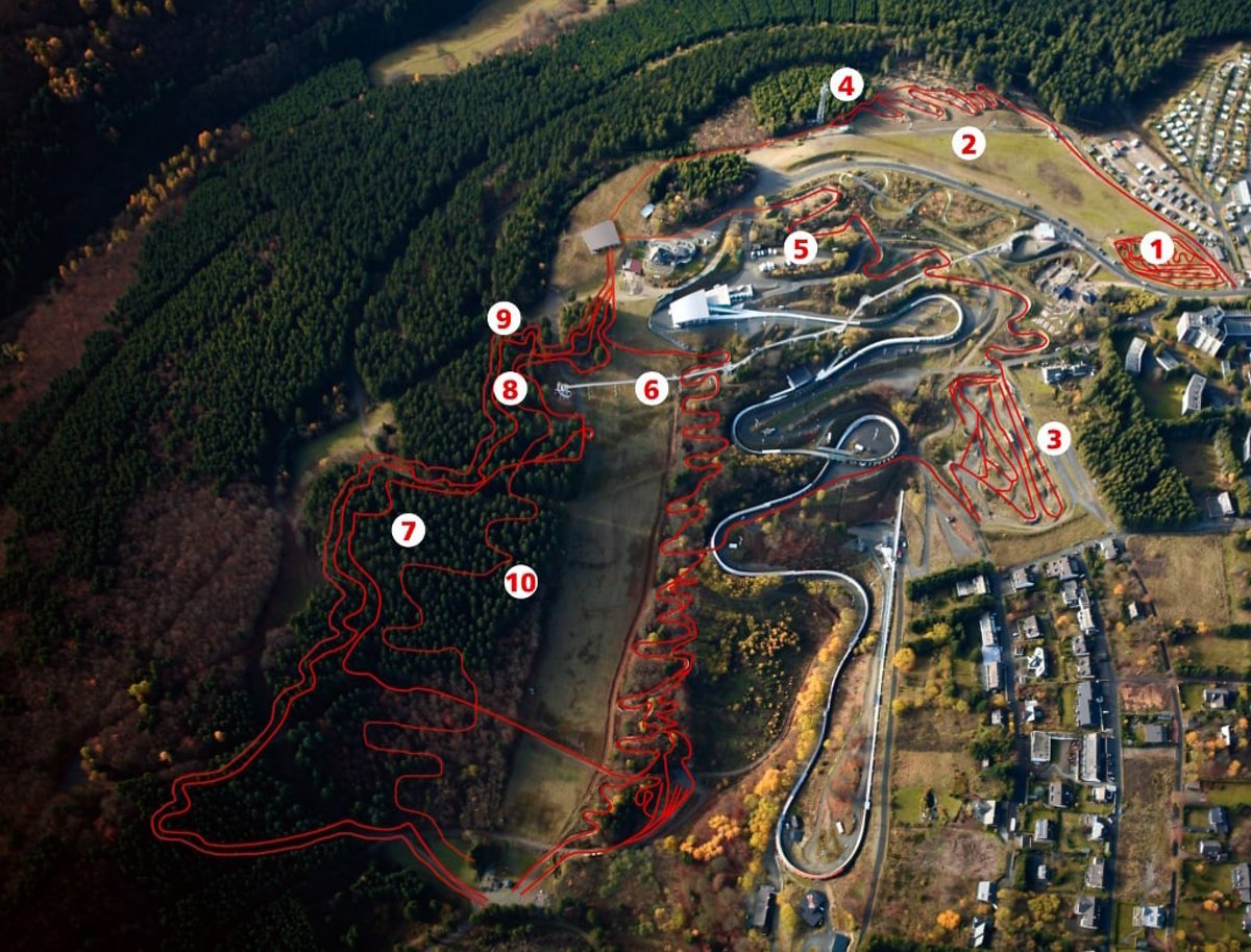 Single tracks winterberg