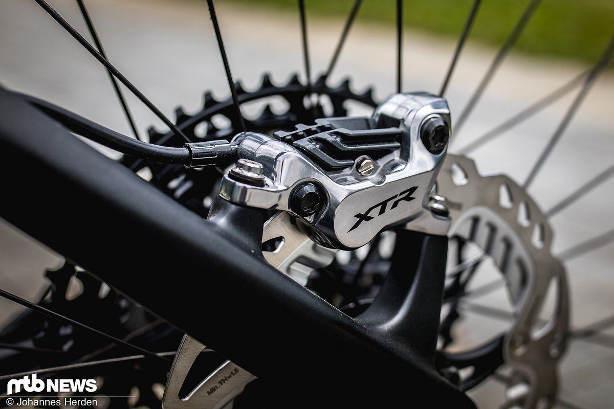 Die neue Shimano XTR-Bremse ist ein echter Hingucker!