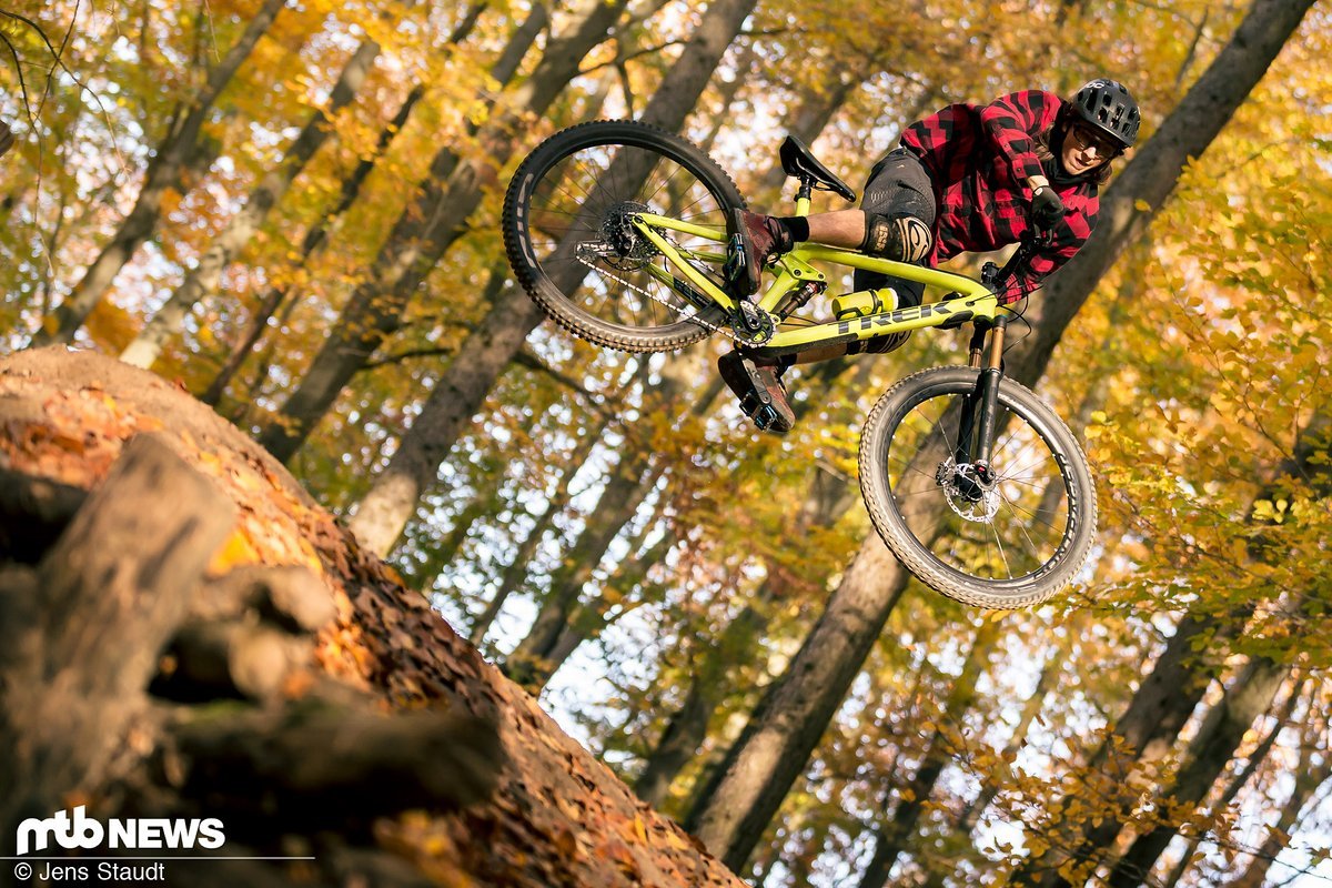 Das Trek Fuel EX 29 lädt zum Spielen ein, gewährleistet aber gleichzeitig die nötige Sicherheit Das Trek Fuel EX 29 lädt zum Spielen ein, gewährleistet aber gleichzeitig die nötige Sicherheit