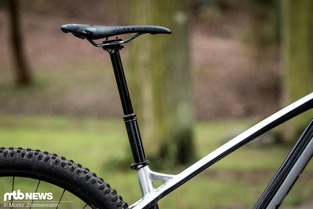 Das einzige Upgrade unseres Testbikes war die BikeYoke Revive-Sattelstütze mit 160 mm Verstellbereich Das einzige Upgrade unseres Testbikes war die BikeYoke Revive-Sattelstütze mit 160 mm Verstellbereich