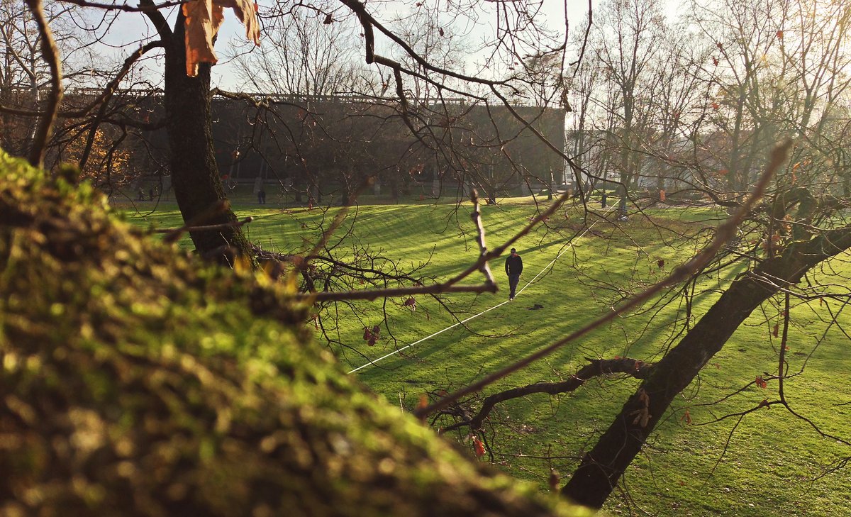 Im Stadpark lässt es sich hervorragend balancieren Im Stadpark lässt es sich hervorragend balancieren