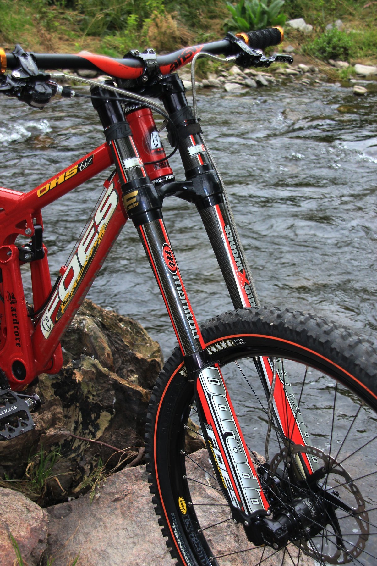 Die richtige Gabel für dieses Rad: Die Manitou Dorado MRD Carbon Die richtige Gabel für dieses Rad: Die Manitou Dorado MRD Carbon