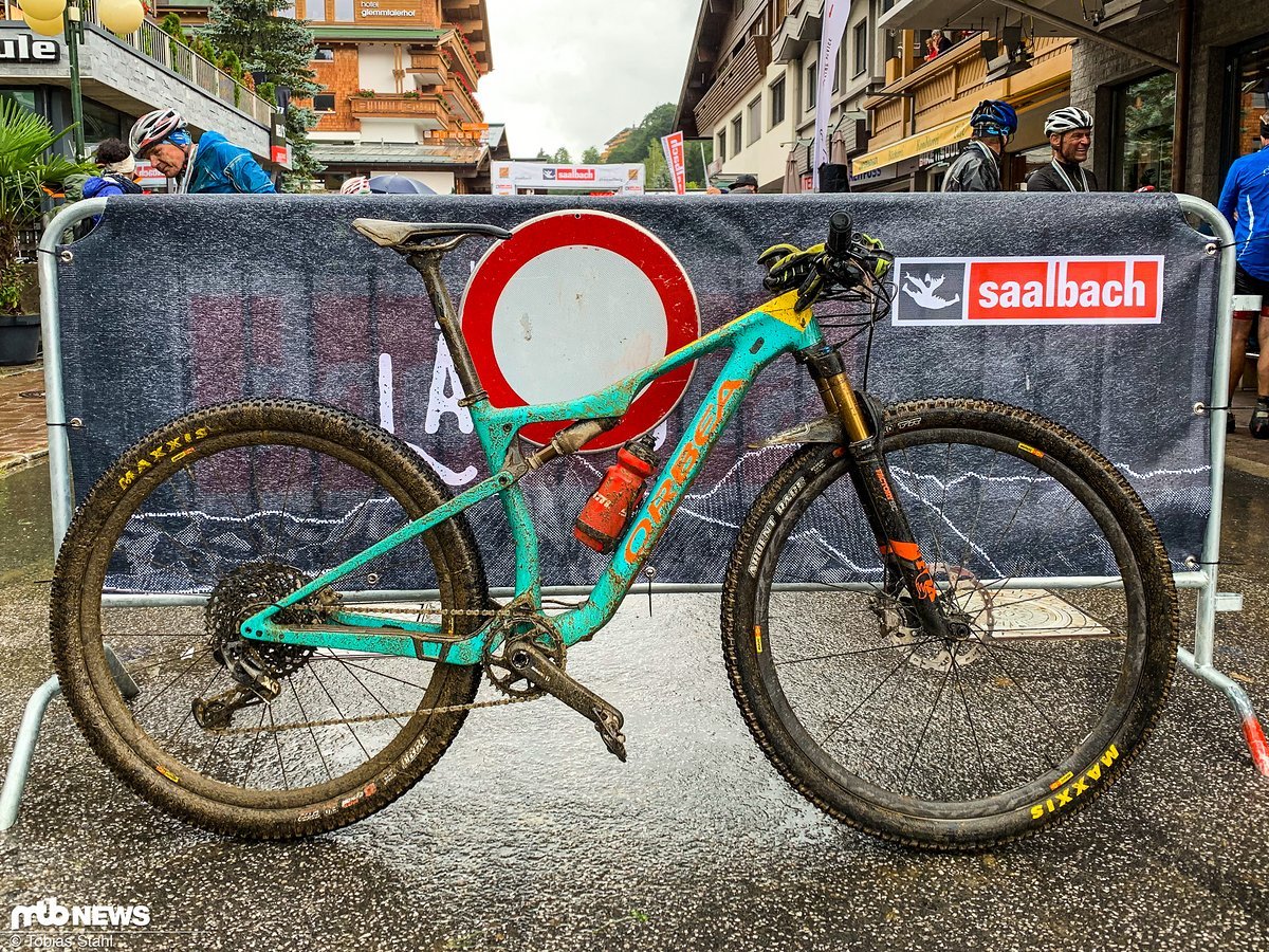 Geschafft: Das Orbea Oiz hat sein erstes Rennen erfolgreich absolviert Geschafft: Das Orbea Oiz hat sein erstes Rennen erfolgreich absolviert