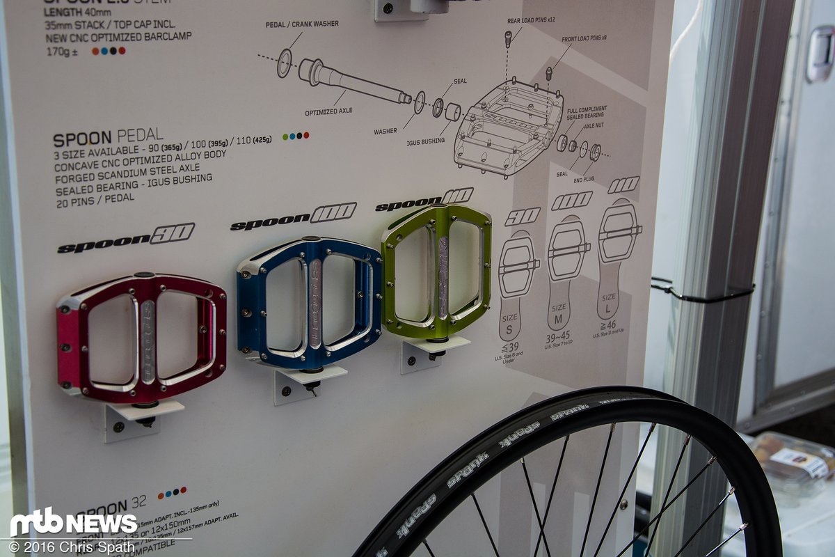 Mit den Spoon Pedalen bringt Spank ein günstigeres Pedal auf den Markt. Mit den Spoon Pedalen bringt Spank ein günstigeres Pedal auf den Markt.