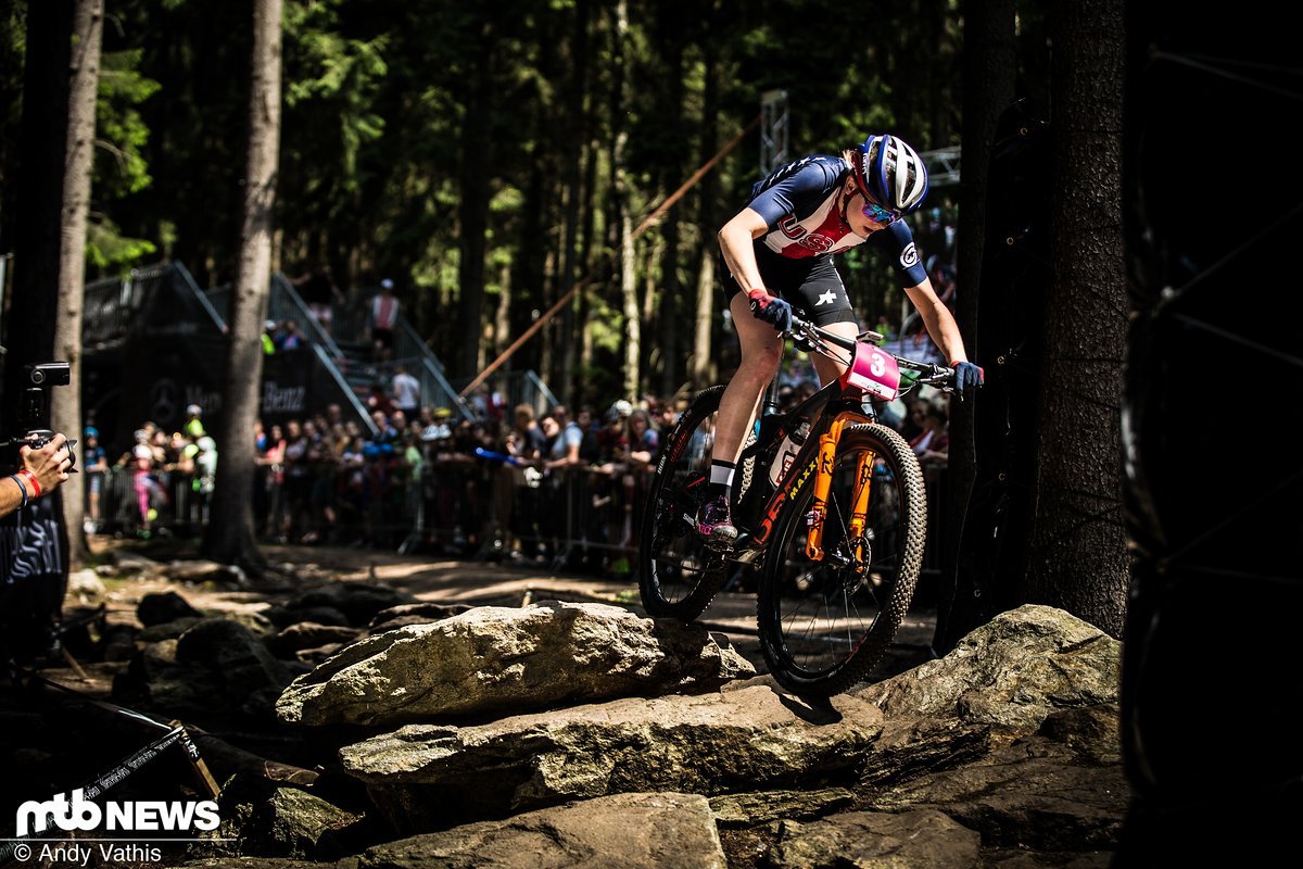 Haley Batten legte von Beginn an ein enormes Tempo vor Haley Batten legte von Beginn an ein enormes Tempo vor