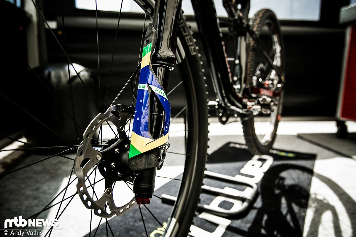 Besonderes Design-Feature an den Rädern bei Cannondale Besonderes Design-Feature an den Rädern bei Cannondale