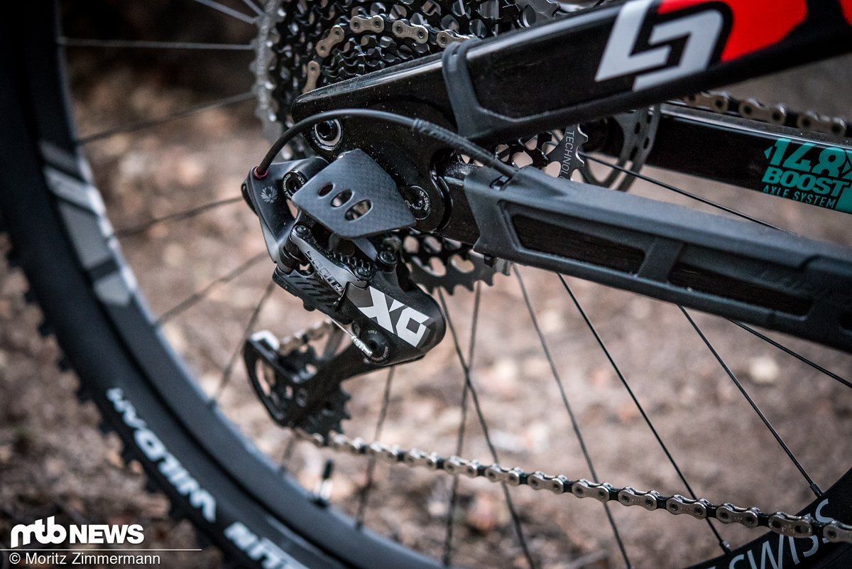 Das SRAM X01 Eagle-Schaltwerk gehört mittlerweile fast schon zum Standard-Inventar an den meisten Enduro-Bikes Das SRAM X01 Eagle-Schaltwerk gehört mittlerweile fast schon zum Standard-Inventar an den meisten Enduro-Bikes