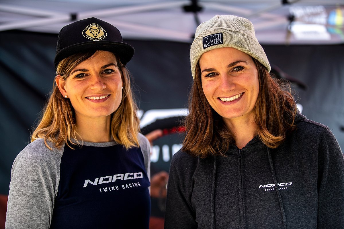 Das Norco Twins Racing Team, bestehend aus Anita und Caro Gehrig Das Norco Twins Racing Team, bestehend aus Anita und Caro Gehrig