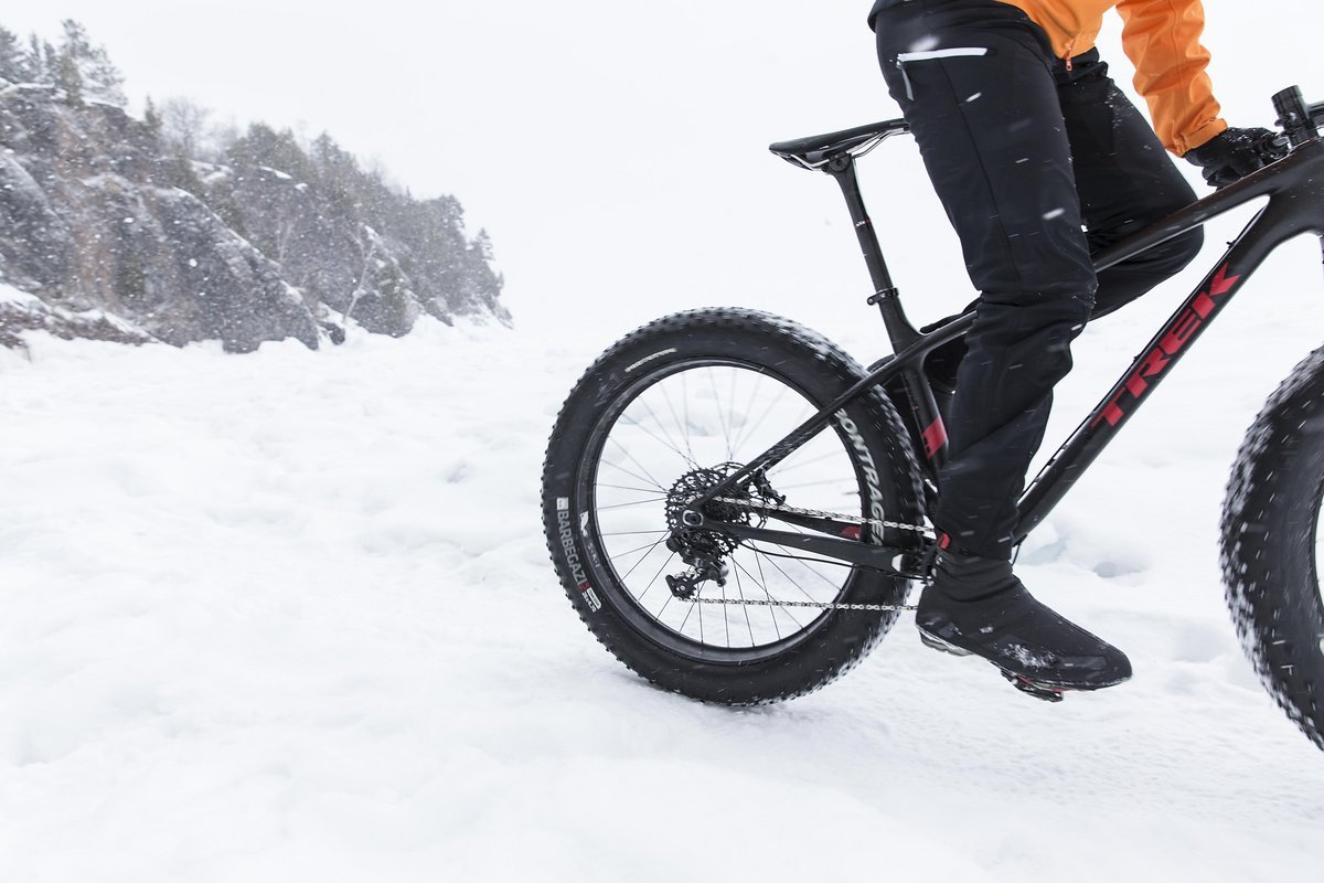 Je nach Untergrund empfiehlt Trek entweder ein 26" oder ein 27,5" Laufrad Je nach Untergrund empfiehlt Trek entweder ein 26" oder ein 27,5" Laufrad