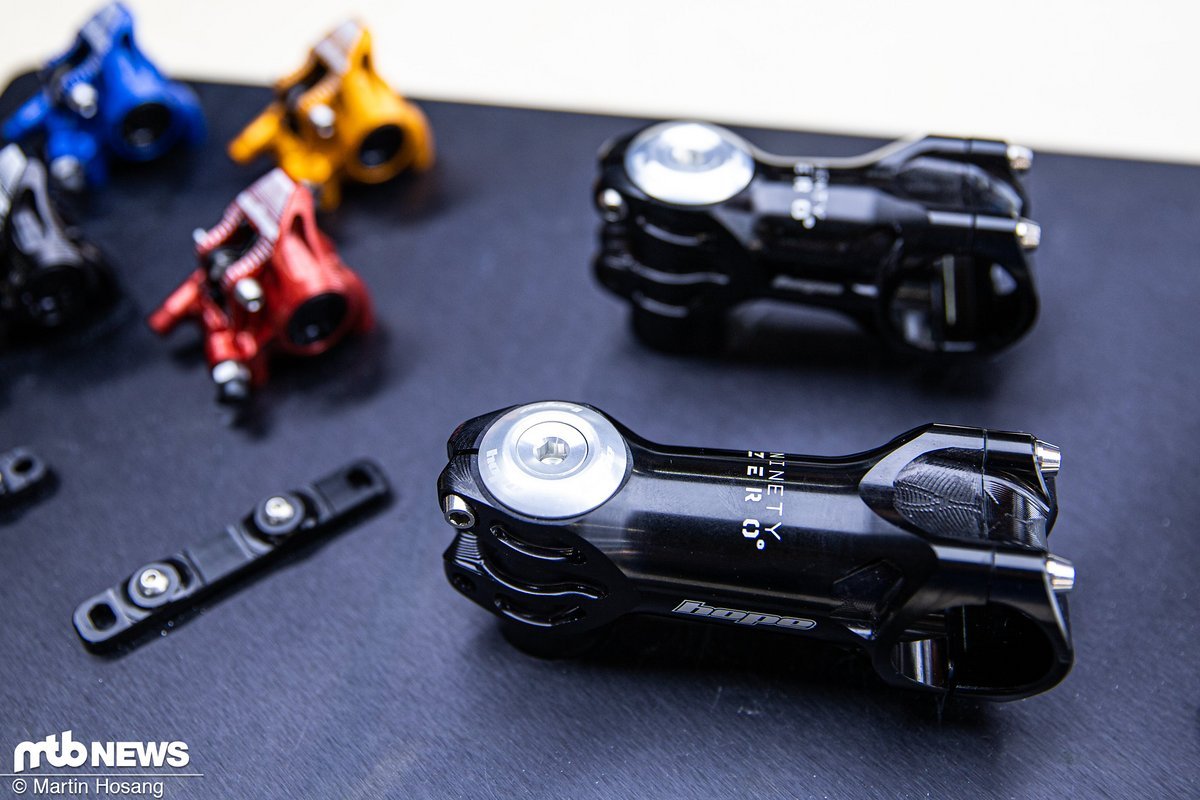 Der neue Hope XC-Vorbau ist sowohl in 50 mm und 70 mm Länge erhältlich Der neue Hope XC-Vorbau ist sowohl in 50 mm und 70 mm Länge erhältlich