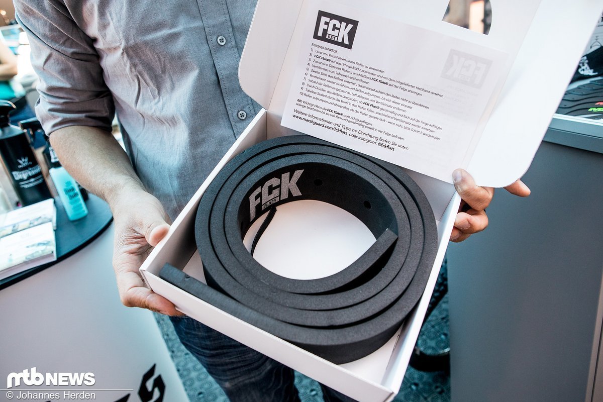 Die FCK Flats Reifeneinlage von Marshguard soll lästige Platten wirksam verhindern Die FCK Flats Reifeneinlage von Marshguard soll lästige Platten wirksam verhindern