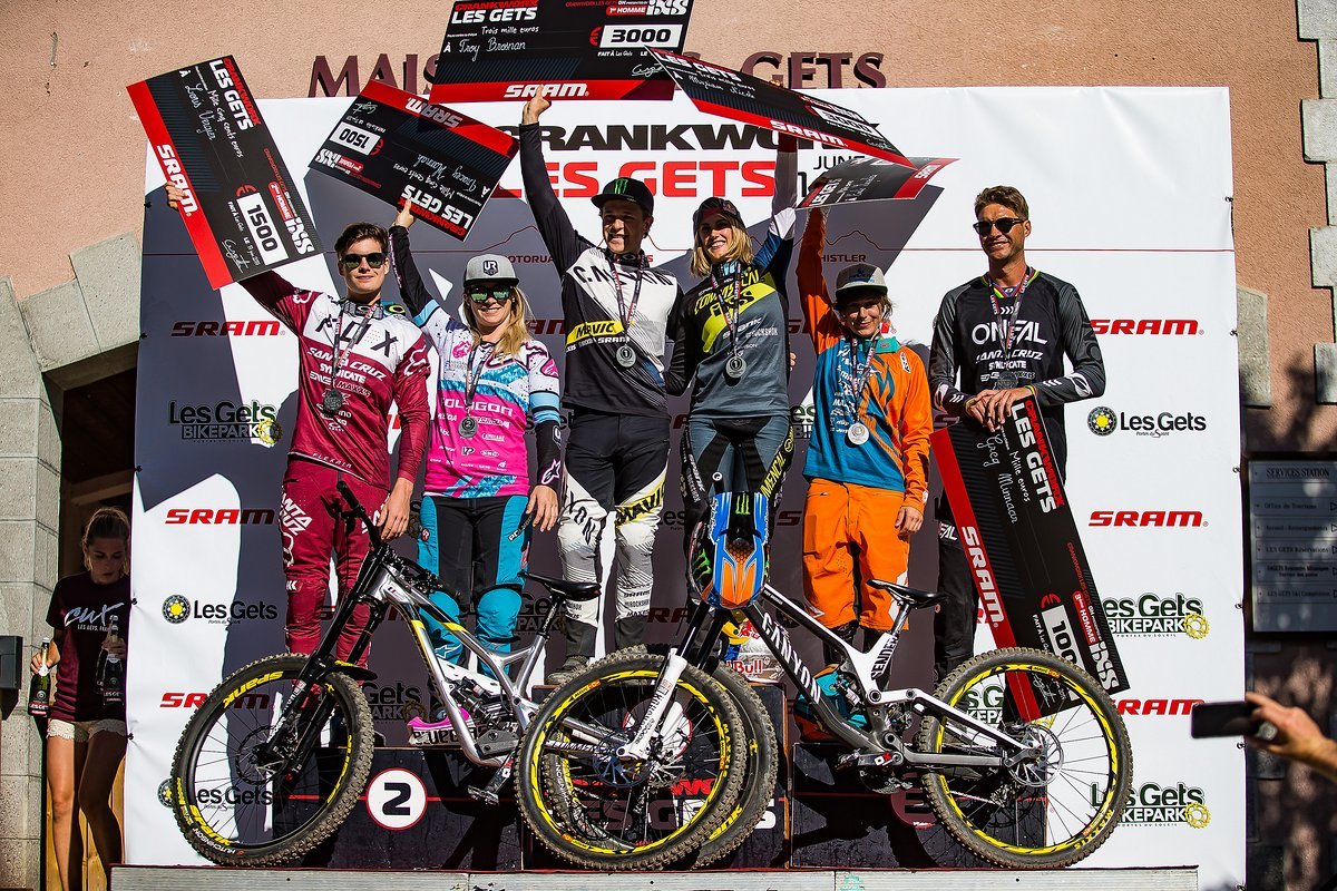 Die Sieger des Crankworx Downhill Die Sieger des Crankworx Downhill