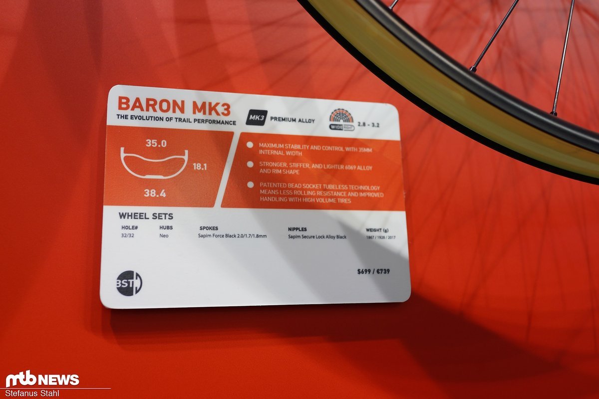 Die Baron Mk3 liegt im Plus-Mittelfeld und kommt ebenfalls für 699 € Die Baron Mk3 liegt im Plus-Mittelfeld und kommt ebenfalls für 699 €