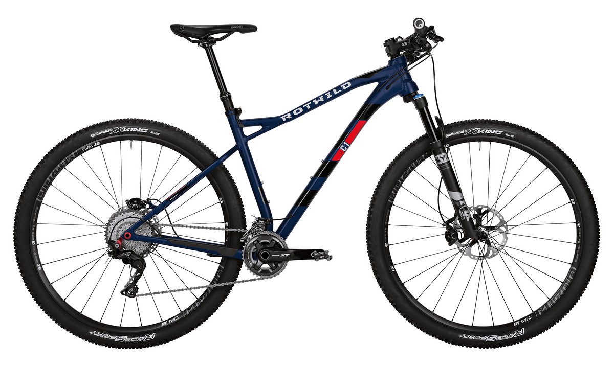 Auch die Hardtail-Variante des Rotwild R.C1 wurde für 2017 überarbeitet Auch die Hardtail-Variante des Rotwild R.C1 wurde für 2017 überarbeitet