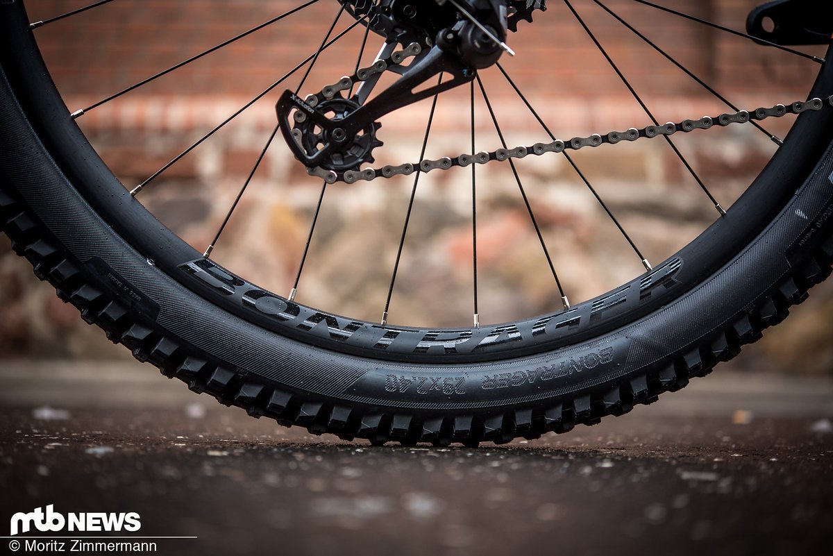 Viele Anbauteile stammen von der Trek-Eigenmarke Bontrager Viele Anbauteile stammen von der Trek-Eigenmarke Bontrager