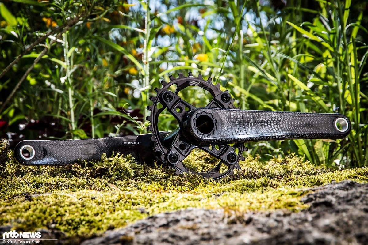 Für unsere Vorstellung geht die Tune Black Foot mit einem 2-fach Spider ins Rennen Für unsere Vorstellung geht die Tune Black Foot mit einem 2-fach Spider ins Rennen