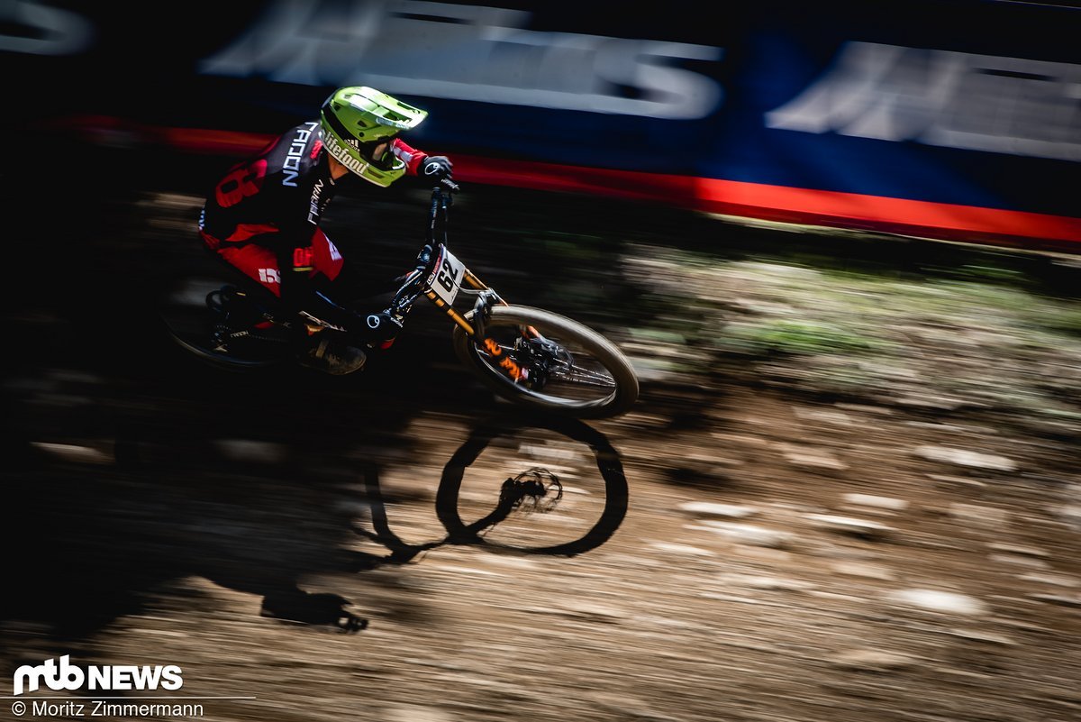 Auch zukünftig wird man Fischi mit Höchstgeschwindigkeiten bei Downhill World Cups sehen Auch zukünftig wird man Fischi mit Höchstgeschwindigkeiten bei Downhill World Cups sehen