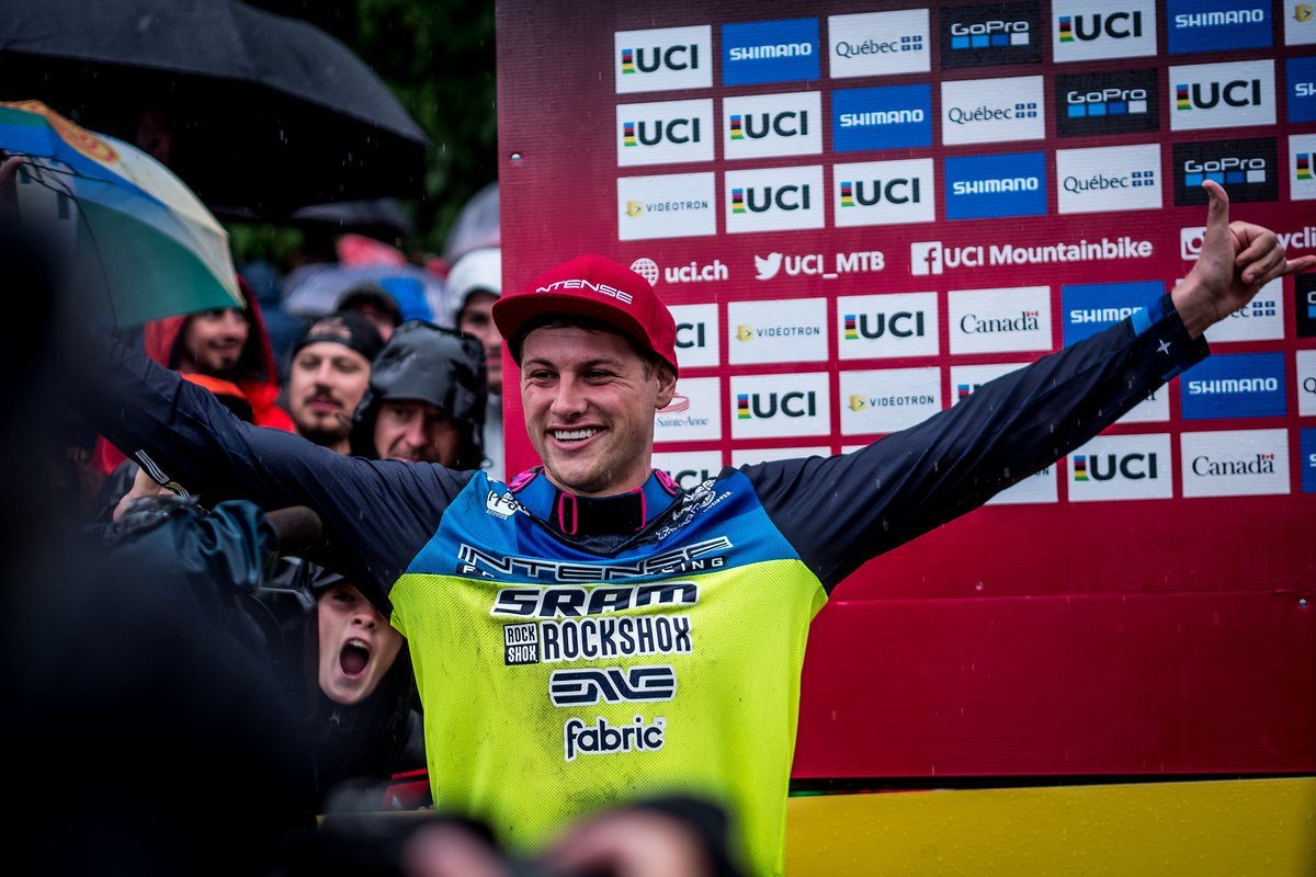 Beim Weltcup in Mont-Sainte-Anne konnte Dean Lucas einen sensationellen zweiten Platz belegen Beim Weltcup in Mont-Sainte-Anne konnte Dean Lucas einen sensationellen zweiten Platz belegen