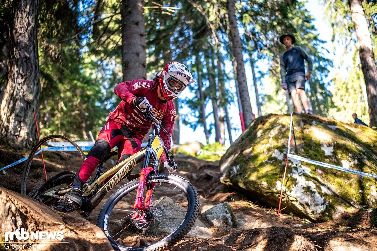 Dieser Defekt ereignete sich auf der finalen Trainingsfahrt beim World Cup in Val di Sole Dieser Defekt ereignete sich auf der finalen Trainingsfahrt beim World Cup in Val di Sole