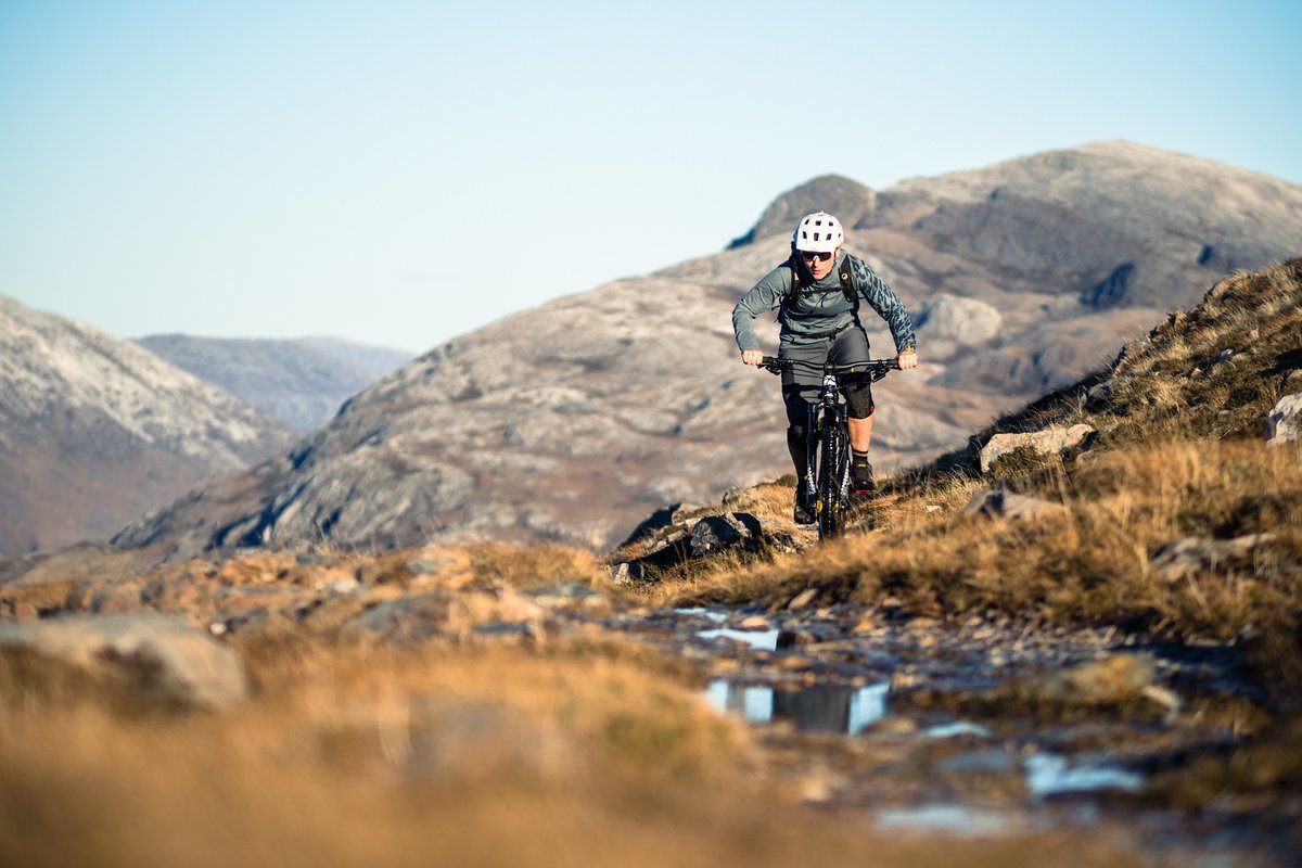 Schottisches Novemberwetter kann auch so aussehen - die Trails sind trotzdem nass. Schottisches Novemberwetter kann auch so aussehen - die Trails sind trotzdem nass.