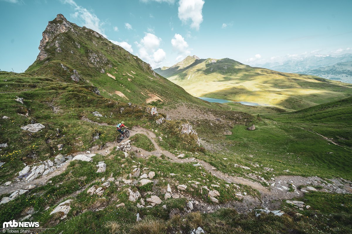 Auf technischen, alpinen Trails kann der Schwalbe Hans Dampf überzeugen Auf technischen, alpinen Trails kann der Schwalbe Hans Dampf überzeugen