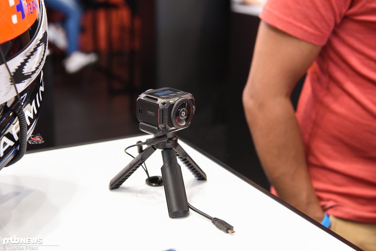 Ebenfalls im Angebot von Garmin ist die VIRB 360 Ebenfalls im Angebot von Garmin ist die VIRB 360
