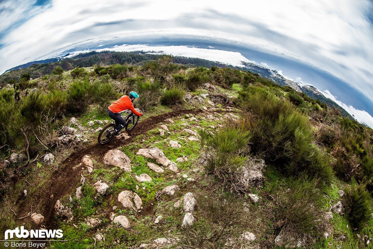 Von der Hometrail-Runde über ausgedehnte Tagestouren bis zu leichteren Enduro-Rennen ist das neue Canyon Spectral 2018 ein treuer Begleiter, dessen Fokus auf der Abfahrt liegt Von der Hometrail-Runde über ausgedehnte Tagestouren bis zu leichteren Enduro-Rennen ist das neue Canyon Spectral 2018 ein treuer Begleiter, dessen Fokus auf der Abfahrt liegt