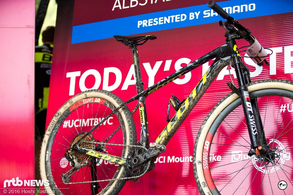 In Albstadt stellte das neue Bike seine Siegerambitionen erfolgreich unter Beweis In Albstadt stellte das neue Bike seine Siegerambitionen erfolgreich unter Beweis