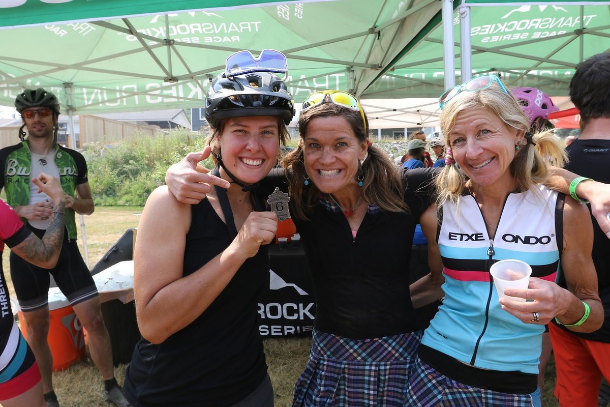 Wir haben am Singletrack6 viele schöne Freundschaften schließen können. Fahrer aus 18 verschiedenen Nationen waren am Start. Hier posiere ich mit zwei der coolsten Mädels die ich je getroffen habe. Sie fahren Mountainbike im Rock und plappern nonstop. Wir haben am Singletrack6 viele schöne Freundschaften schließen können. Fahrer aus 18 verschiedenen Nationen waren am Start. Hier posiere ich mit zwei der coolsten Mädels die ich je getroffen habe. Sie fahren Mountainbike im Rock und plappern nonstop.