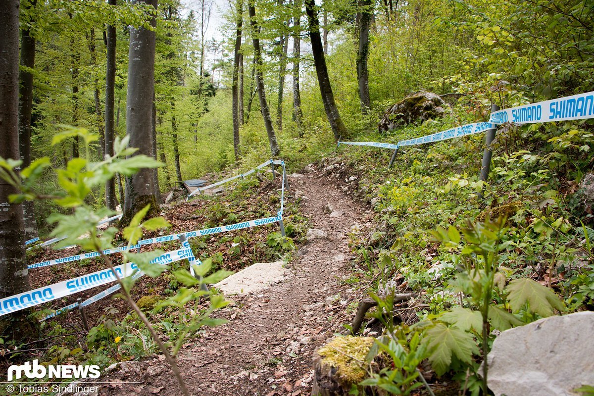 Einfahrt in den Devils Corner, nachdem der erste lange Anstieg mit über 100 Höhenmetern geschafft ist! Einfahrt in den Devils Corner, nachdem der erste lange Anstieg mit über 100 Höhenmetern geschafft ist!