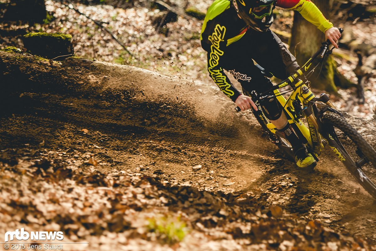 Der Trail Boss kommt auf losen Böden eher ans Limit, glänzt jedoch auf hartem Untergrund Der Trail Boss kommt auf losen Böden eher ans Limit, glänzt jedoch auf hartem Untergrund