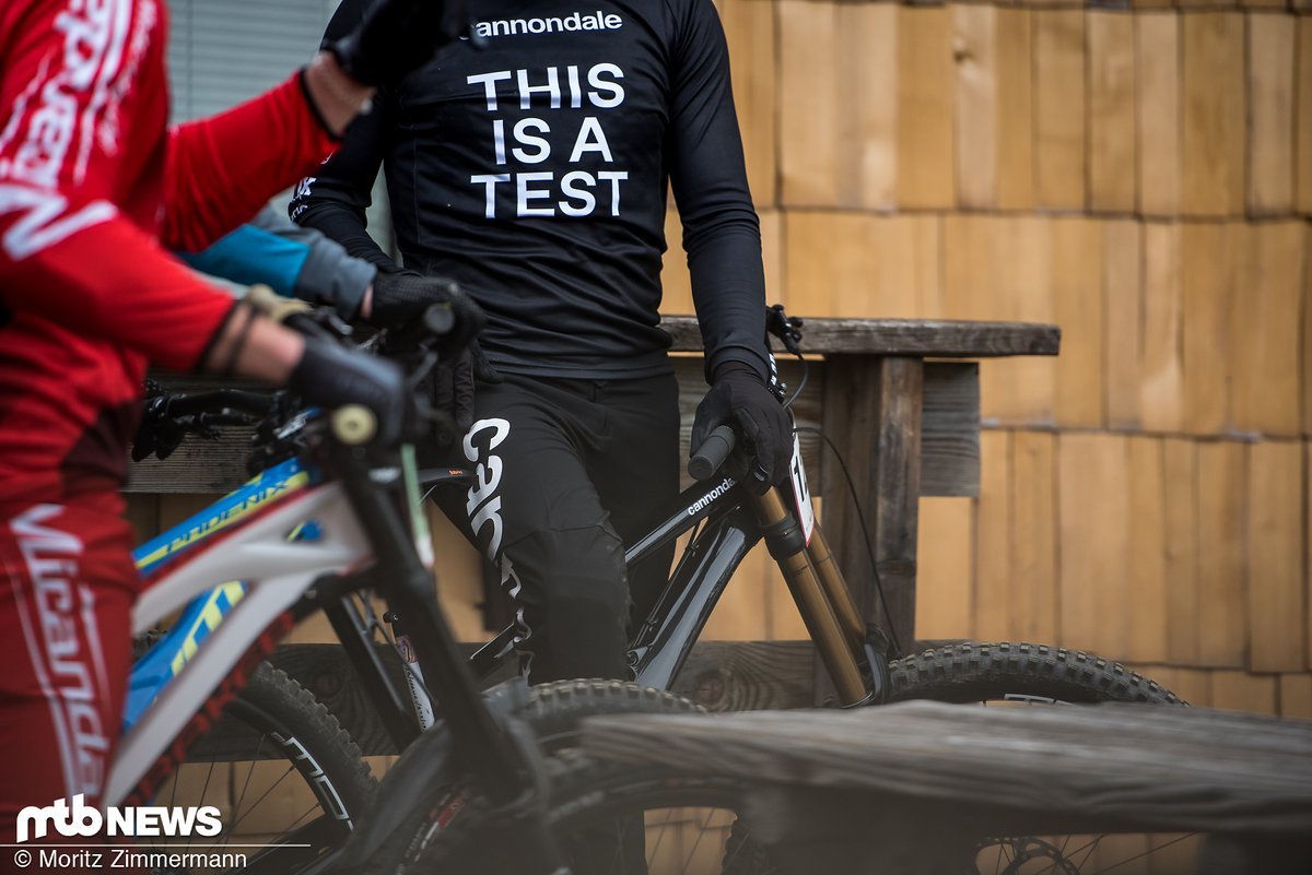 Cannondale macht keinen Hehl daraus, dass es ihnen beim World Cup hauptsächlich darum geht, möglichst viele Testeindrücke zu sammeln Cannondale macht keinen Hehl daraus, dass es ihnen beim World Cup hauptsächlich darum geht, möglichst viele Testeindrücke zu sammeln