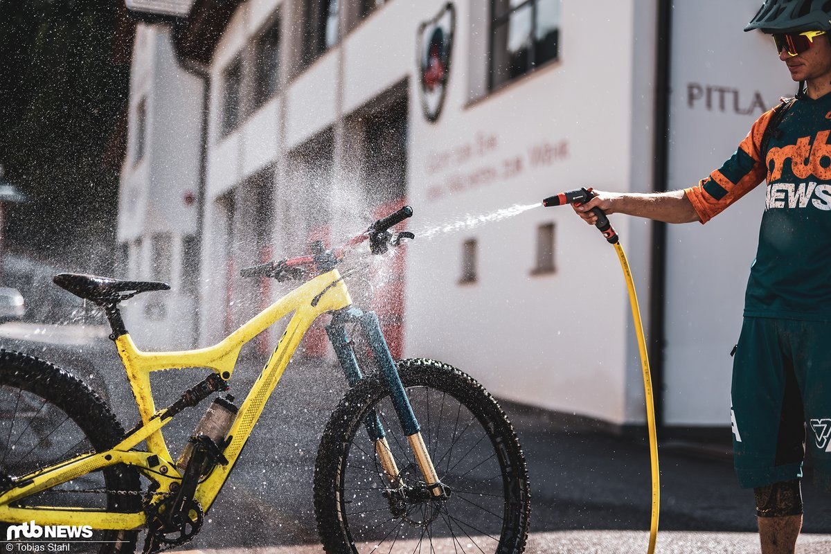 Bikewash: Bei der Knödeljagd gratis. Bikewash: Bei der Knödeljagd gratis.