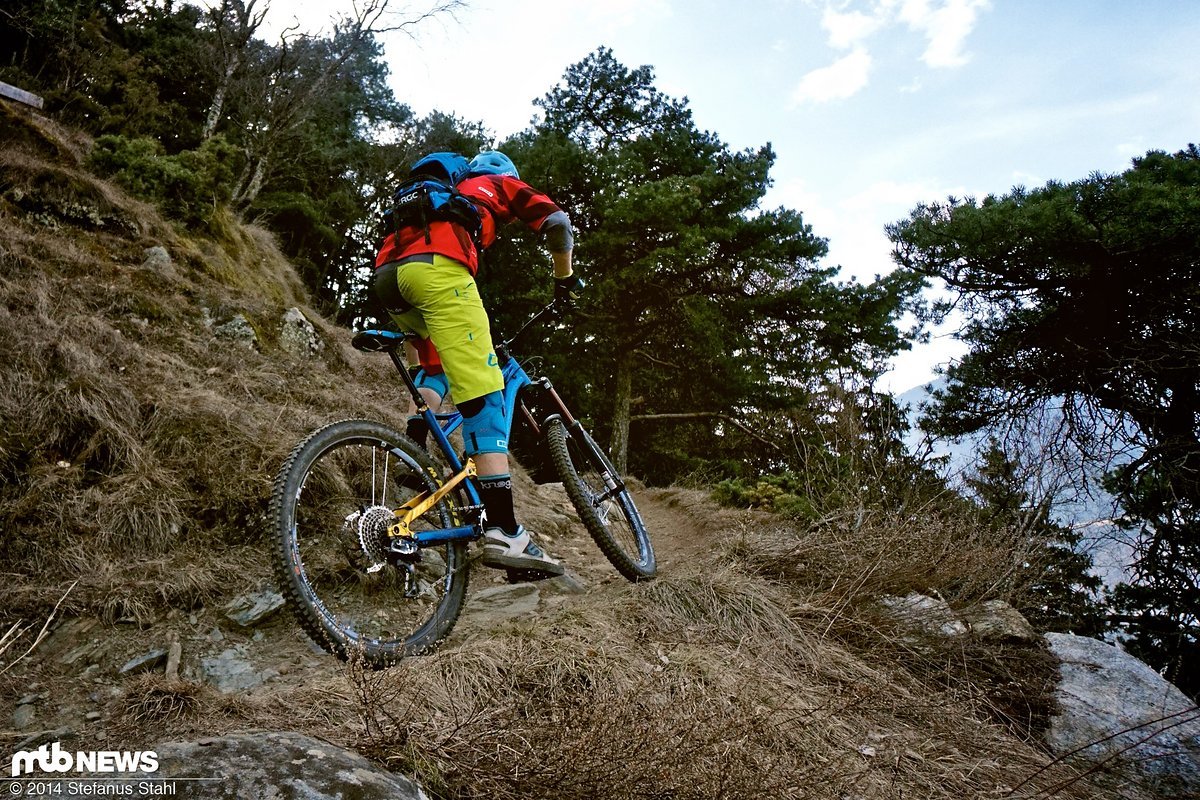 Wenn es bergauf geht, profitiert das Fahrrad ungemein von den leichten Laufrädern Wenn es bergauf geht, profitiert das Fahrrad ungemein von den leichten Laufrädern