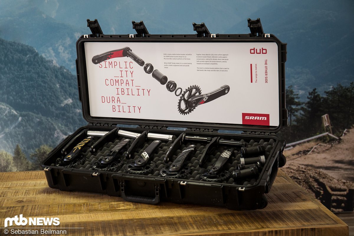 Leichter, haltbarer und mit allen gängigen Innenlager-Standards kompatibel: Das neue SRAM DUB-System soll scheinbar zahlreiche Vorteile bieten Leichter, haltbarer und mit allen gängigen Innenlager-Standards kompatibel: Das neue SRAM DUB-System soll scheinbar zahlreiche Vorteile bieten
