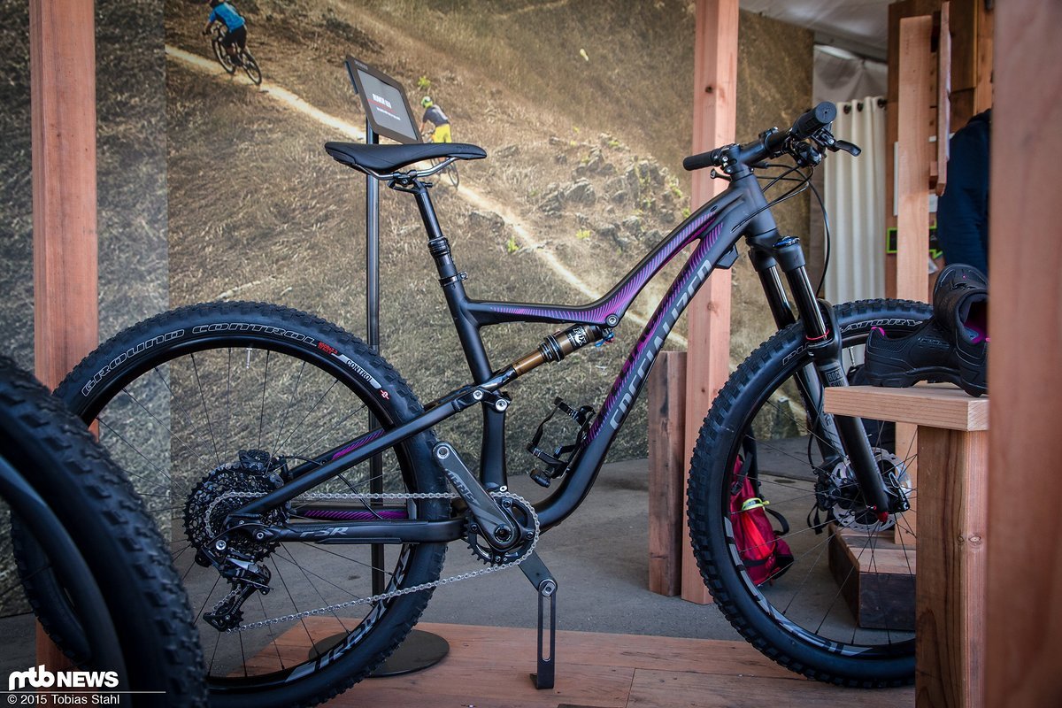 650b Laufräder mit 2,3" Reifen, flacherer Lenkwinkel und mehr Federweg 650b Laufräder mit 2,3" Reifen, flacherer Lenkwinkel und mehr Federweg