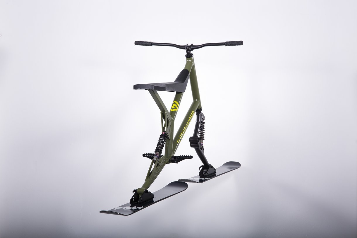 Sledgehammer Skibikes Neues Modell, mehr Verleihstationen und Skibike