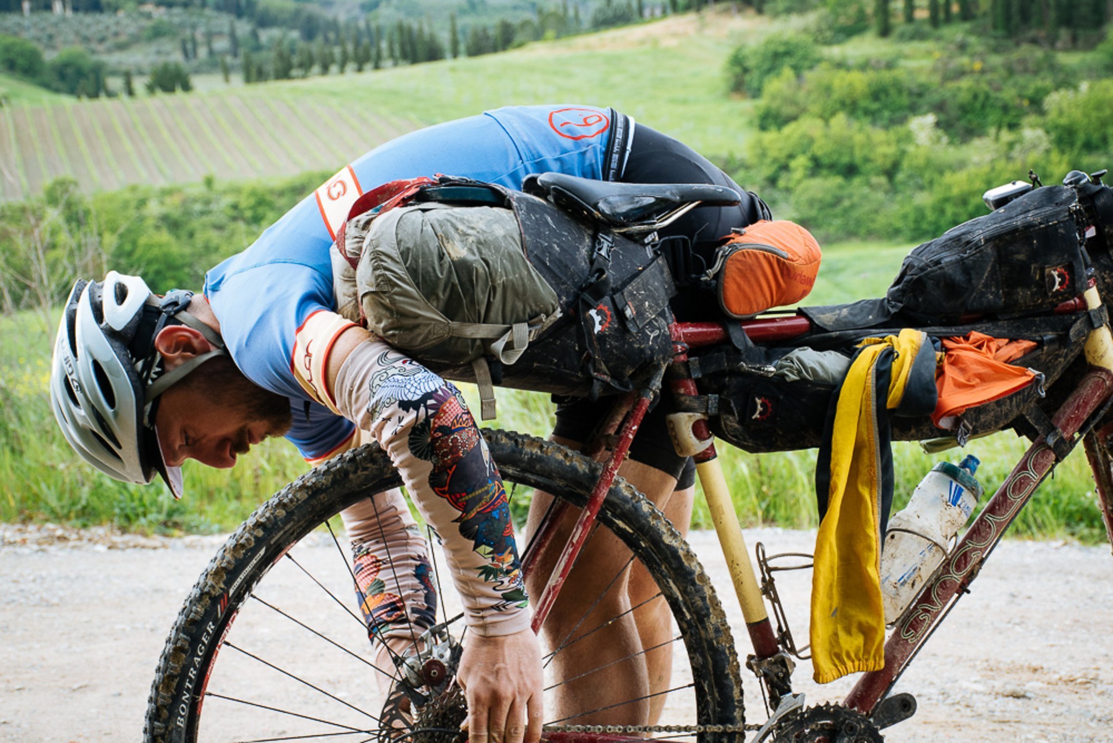 hausbesuche mit dem fahrrad kann man sich sträuben