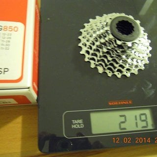 Gewicht SRAM Kassette PG-850 8-fach, 12-26Z