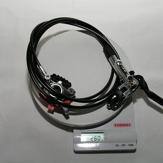 Gewicht Shimano Scheibenbremse XTR BR-M988 Trail HR, 1700mm