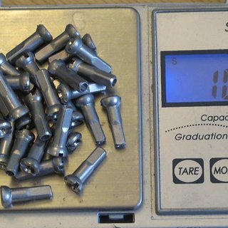 Gewicht Sapim Speichennippel Polyax Alu 32x, 2mm, 14mm
