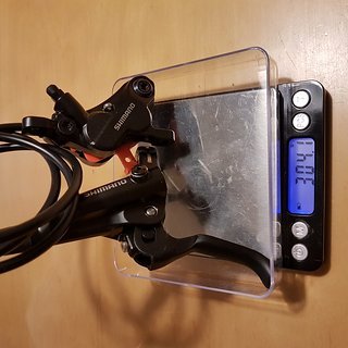 Gewicht Shimano Scheibenbremse DEORE BL-MT501 / BR-MT520 1000mm