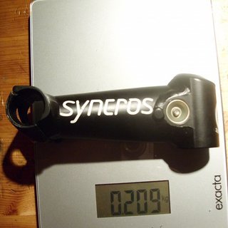 Gewicht Syncros Vorbau Cattelhead 25.4mm, 135mm, 0°