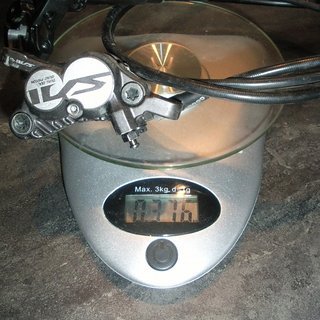 Gewicht Shimano Scheibenbremse XT/Saint-Mix (tuned) HR, 1400mm