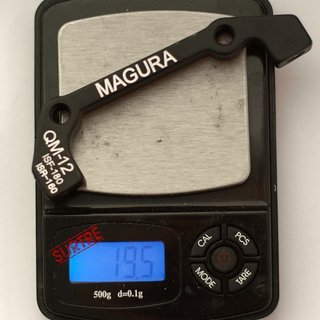 Gewicht Magura Scheibenbremsadapter Adapter QM-12 IS >>> PM +20