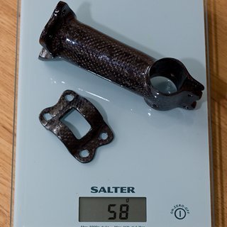 Gewicht Custom-Made Vorbau Carbonvorbau 25,4mm, 110mm